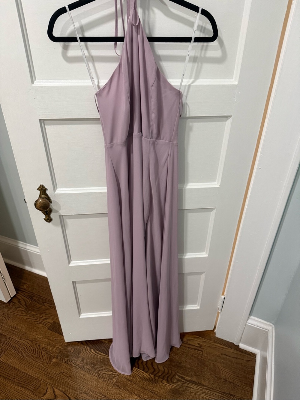 Lulu's Dusty Lavender Halter Maxi Dress